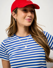 Load image into Gallery viewer, Crew Clothing - Breton T-Shirt in White/Blue

