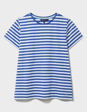 Load image into Gallery viewer, Crew Clothing - Breton T-Shirt in White/Blue
