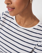 Load image into Gallery viewer, Crew Clothing - Breton T-Shirt in White/Navy

