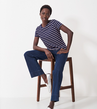 Load image into Gallery viewer, Crew Clothing - Breton Tee in Navy Pink
