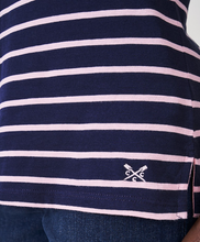 Load image into Gallery viewer, Crew Clothing - Breton Tee in Navy Pink
