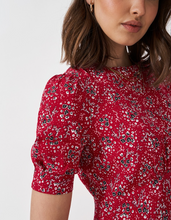Load image into Gallery viewer, Crew Clothing - Ella Tea Dress in Ditsy Floral Red

