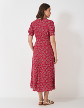 Load image into Gallery viewer, Crew Clothing - Ella Tea Dress in Ditsy Floral Red

