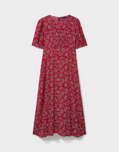 Load image into Gallery viewer, Crew Clothing - Ella Tea Dress in Ditsy Floral Red
