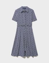 Load image into Gallery viewer, Crew Clothing - Emma Short Sleeve Jersey Dress in Navy Spot
