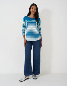 Crew Clothing - Essential Breton - Blue White