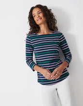 Load image into Gallery viewer, Crew Clothing - Essential Breton in Navy Multi
