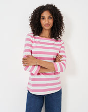 Load image into Gallery viewer, Crew Clothing - Essential Breton - Pink White
