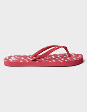 Load image into Gallery viewer, Crew Clothing - Flip Flops in Red Polka Dot
