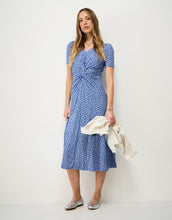 Load image into Gallery viewer, Crew Clothing - Flora Short Sleeve Jersey Dress in Daisy Blue
