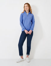 Load image into Gallery viewer, Crew Clothing - Half Zip Sweatshirt in Cornflower Blue
