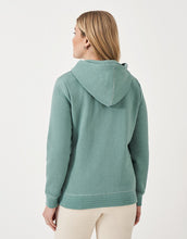 Load image into Gallery viewer, Crew Clothing - Heritage Zip Through Hoodie in Trellis Green
