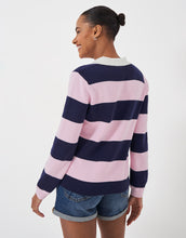 Load image into Gallery viewer, Crew Clothing - Knitted Rugby Shirt - Pink Navy
