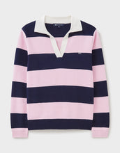 Load image into Gallery viewer, Crew Clothing - Knitted Rugby Shirt - Pink Navy
