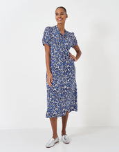 Load image into Gallery viewer, Crew Clothing - Laurie Tie Neck Tea Dress - Petal Print
