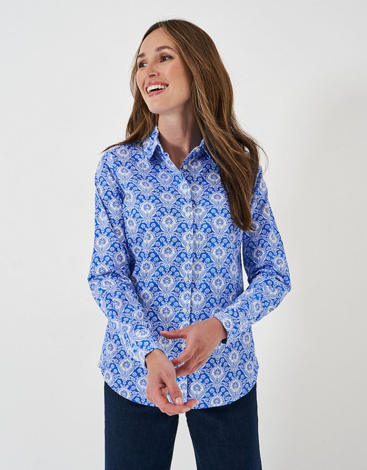 Crew Clothing - Lulworth Shirt - Ingrid Blue