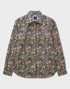 Crew Clothing - Lulworth Shirt in Navy Wildflower