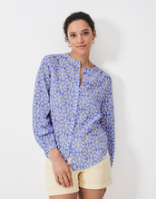 Load image into Gallery viewer, Crew Clothing - Lyla Blouse in Blue Tile Print
