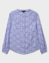 Load image into Gallery viewer, Crew Clothing - Lyla Blouse in Blue Tile Print
