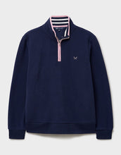 Load image into Gallery viewer, Crew Clothing - Micro Fleece Quarter Zip Sweat in Navy
