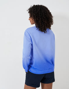 Crew Clothing - Ombre Crew Neck Sweatshirt - Blue