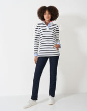 Load image into Gallery viewer, Crew Clothing - Padstow Pique Sweat - White Navy
