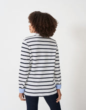 Load image into Gallery viewer, Crew Clothing - Padstow Pique Sweat - White Navy
