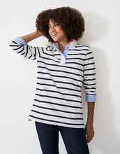 Load image into Gallery viewer, Crew Clothing - Padstow Pique Sweat - White Navy
