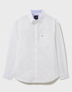 Crew Clothing - Poplin Shirt - White