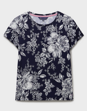 Load image into Gallery viewer, Crew Clothing - Printed T-Shirt in Bonnie Navy
