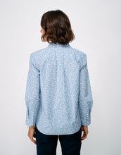 Load image into Gallery viewer, Crew Clothing - Relaxed Fit Cotton Poplin Shirt in Blue Floral
