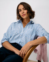 Load image into Gallery viewer, Crew Clothing - Relaxed Fit Cotton Poplin Shirt in Blue Floral
