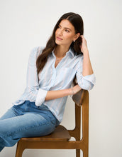 Load image into Gallery viewer, Crew Clothing - Relaxed Fit Poplin Shirt in Blue/White
