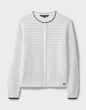 Load image into Gallery viewer, Crew Clothing - Rya Stitchy Cardigan - White Navy
