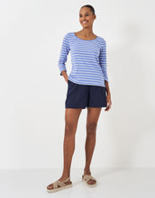 Load image into Gallery viewer, Crew Clothing - Scoop Slub Breton - Blue White
