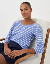 Load image into Gallery viewer, Crew Clothing - Scoop Slub Breton - Blue White
