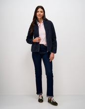 Load image into Gallery viewer, Crew Clothing - Speckled Nepp Zip Through Fleece in Navy
