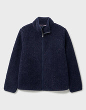 Load image into Gallery viewer, Crew Clothing - Speckled Nepp Zip Through Fleece in Navy
