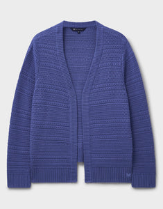 Crew Clothing - Stitch Detail Tali Cardigan in Dutch Blue