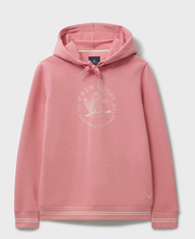 Load image into Gallery viewer, Crew Clothing - Embroidered Graphic Hoodie in Flamingo Plume
