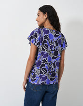 Load image into Gallery viewer, Crew Clothing - Tia Frill Top - Abstract Floral
