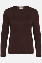 Load image into Gallery viewer, Culture - Juliet Long Sleeve T-Shirt - Coffee Bean Brown
