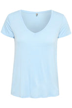 Load image into Gallery viewer, Culture - Poppy V Neck T-Shirt - Cashmere Blue
