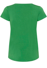 Load image into Gallery viewer, Culture - Poppy V-neck T-Shirt - Mint Green
