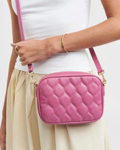 Load image into Gallery viewer, Fable - Alice Quilted Camera Bag in Rose
