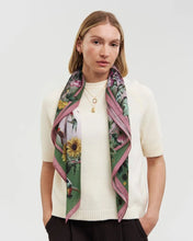 Load image into Gallery viewer, Fable - Circe Narrative Square Scarf in Khaki
