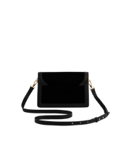 Load image into Gallery viewer, Fable - Embroidered Velvet Foldover Bag in Black Botanical
