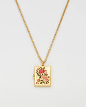 Load image into Gallery viewer, Fable - Eve Floral Locket Necklace
