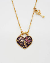 Load image into Gallery viewer, Fable - Eve Heart Lock &amp; Key Necklace
