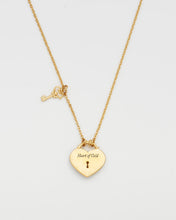 Load image into Gallery viewer, Fable - Eve Heart Lock &amp; Key Necklace
